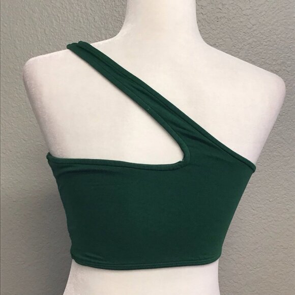 Indah Womens Skirt Crop Halter Top Set Green Size 3 (Large) Sexy Festival - Picture 4 of 11